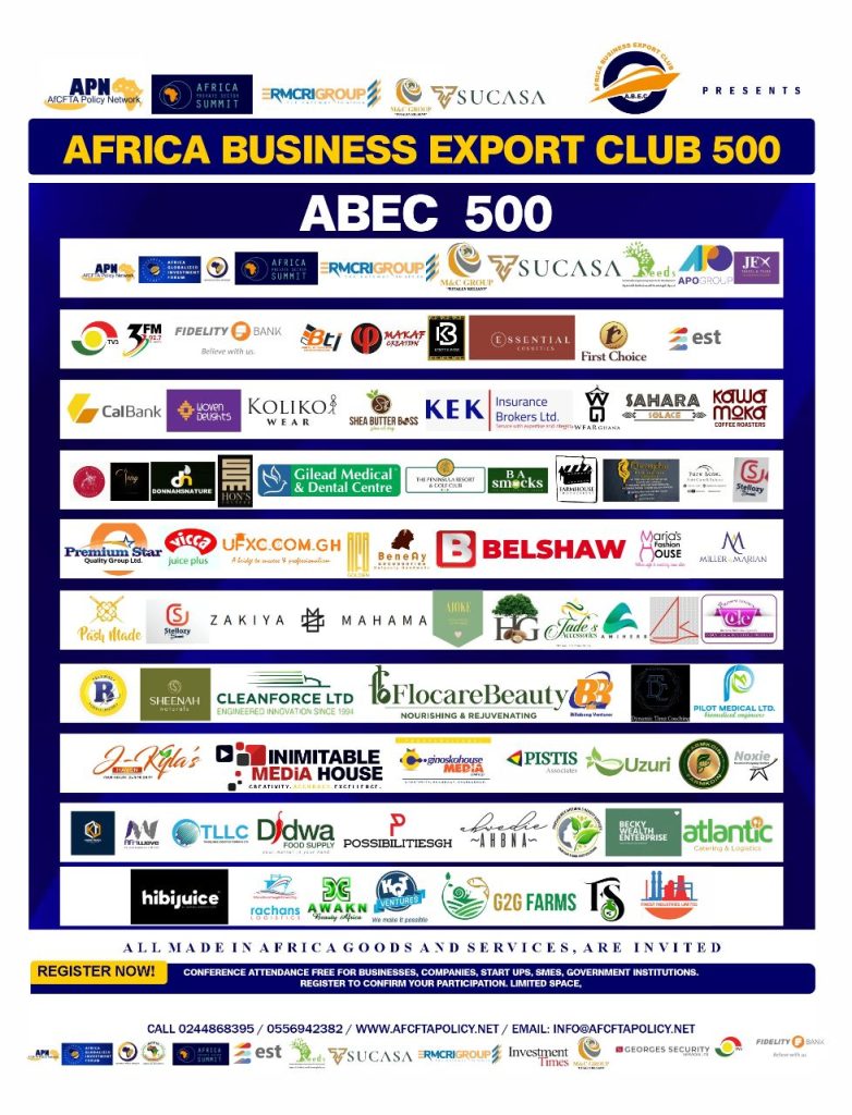 Africa Business Export Club 500 event