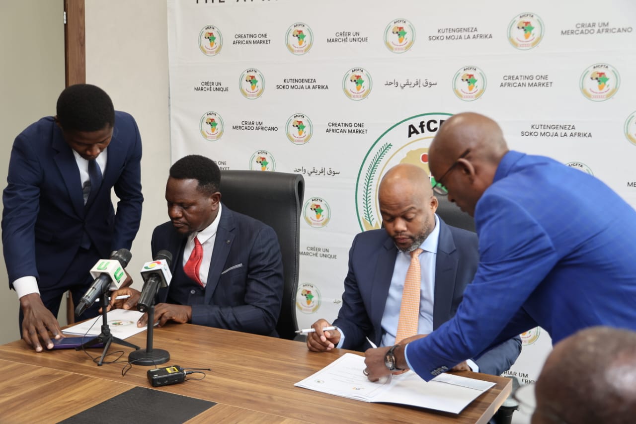 Partnership signing between the AfCFTA Secretariat and APN Group