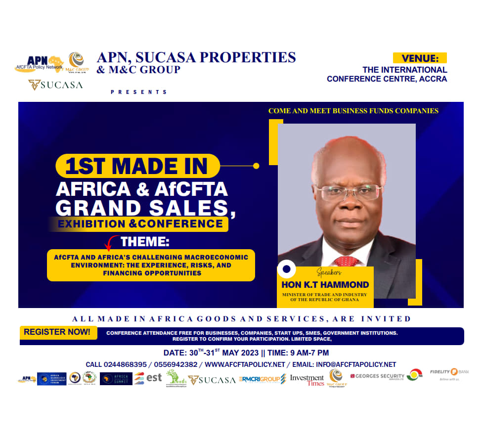 Speaker at the Made in Africa and AfCFTA event